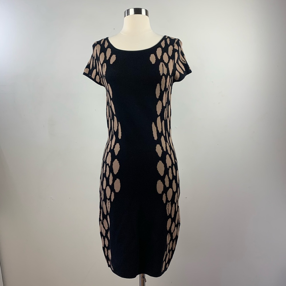 Carmen Marc Valvo Printed Dress